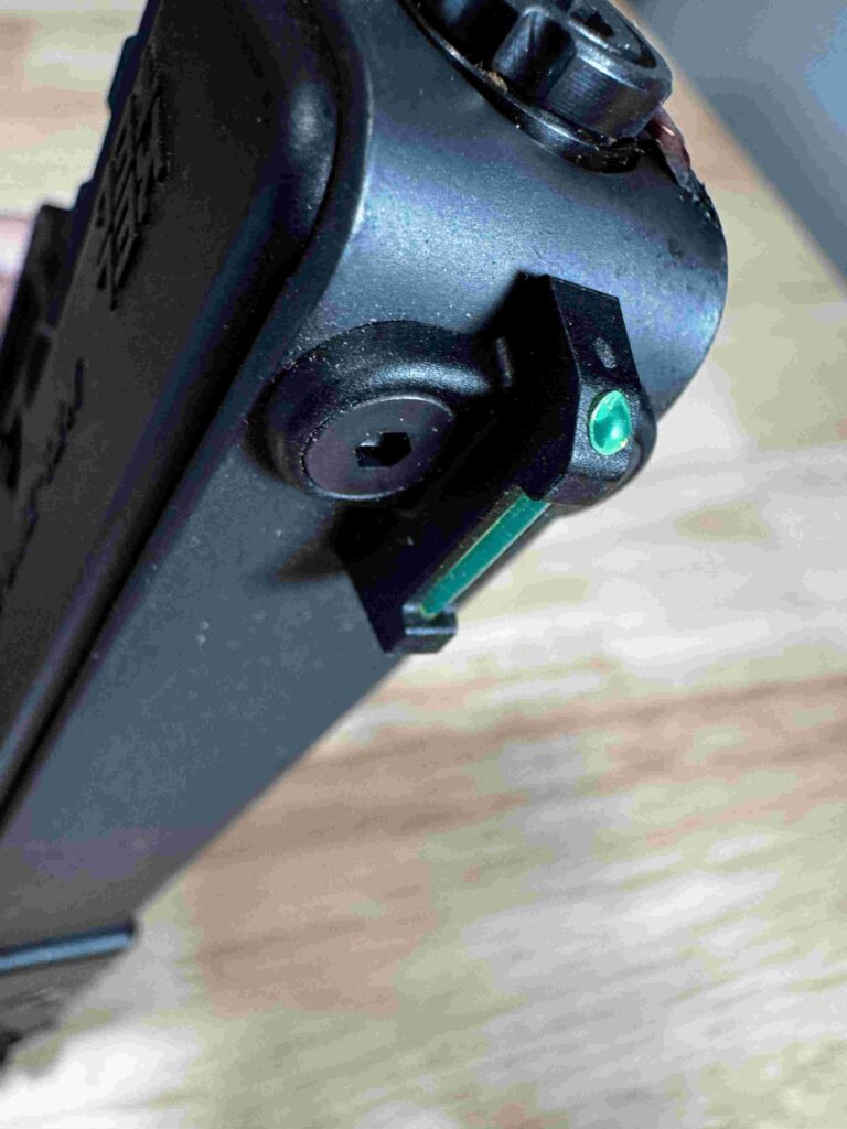 Photo of P17 front sight