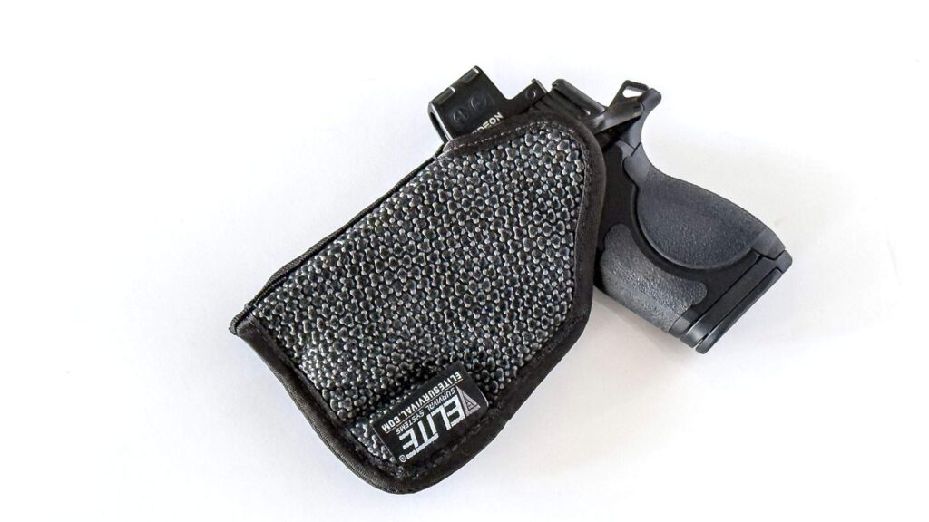 Photo of the CSX in an Elite Survivial holster