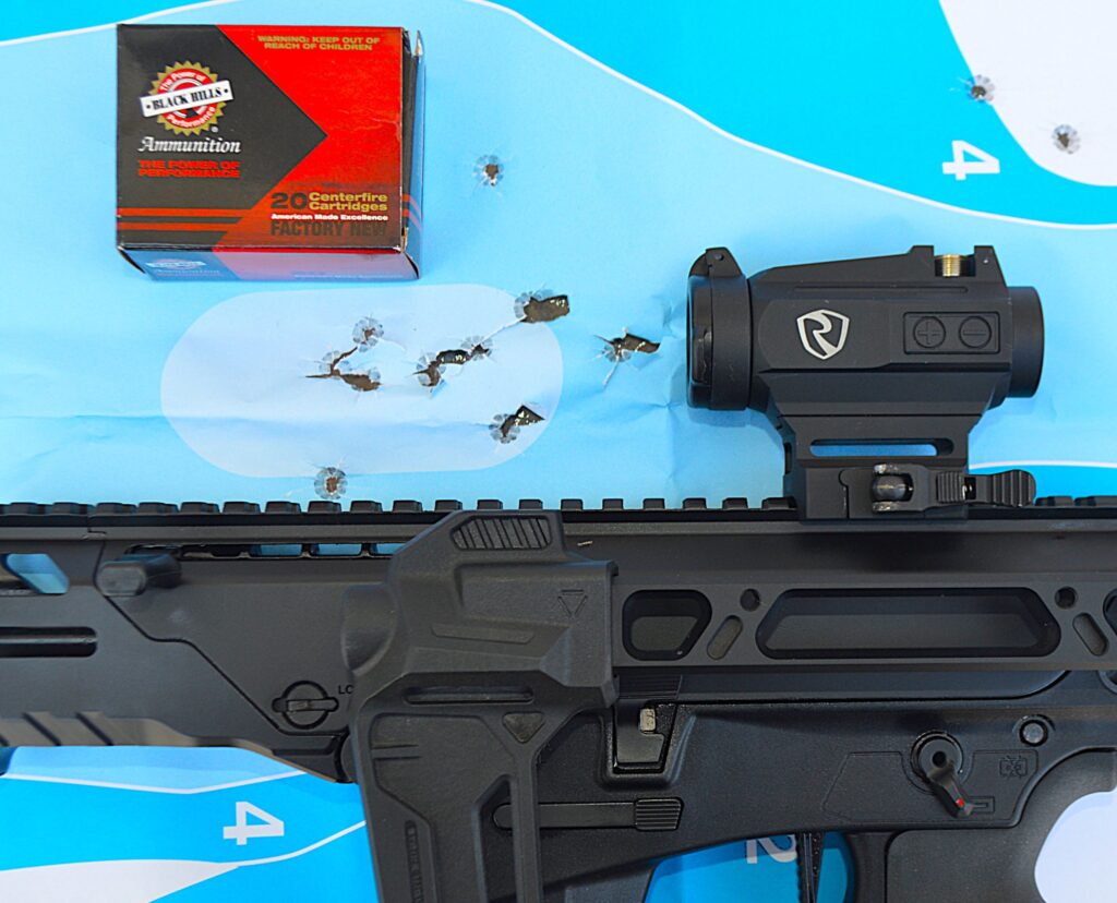 Shooting results from the RPC with the Riton optic 