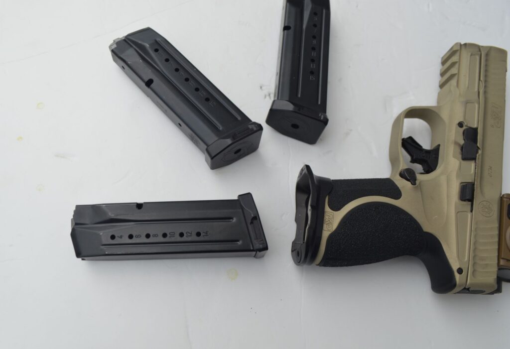photo of 3 magazines that come with the handgun